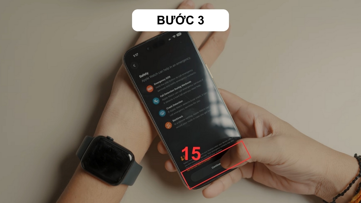 Cách ghép đôi lại Apple Watch với iPhone khác - bước 7