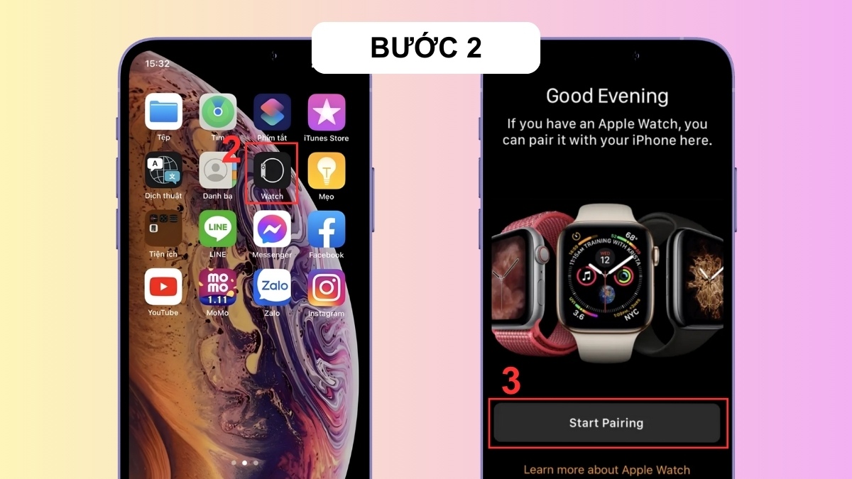 Cách ghép đôi Apple Watch với iPhone bằng camera - bước 2