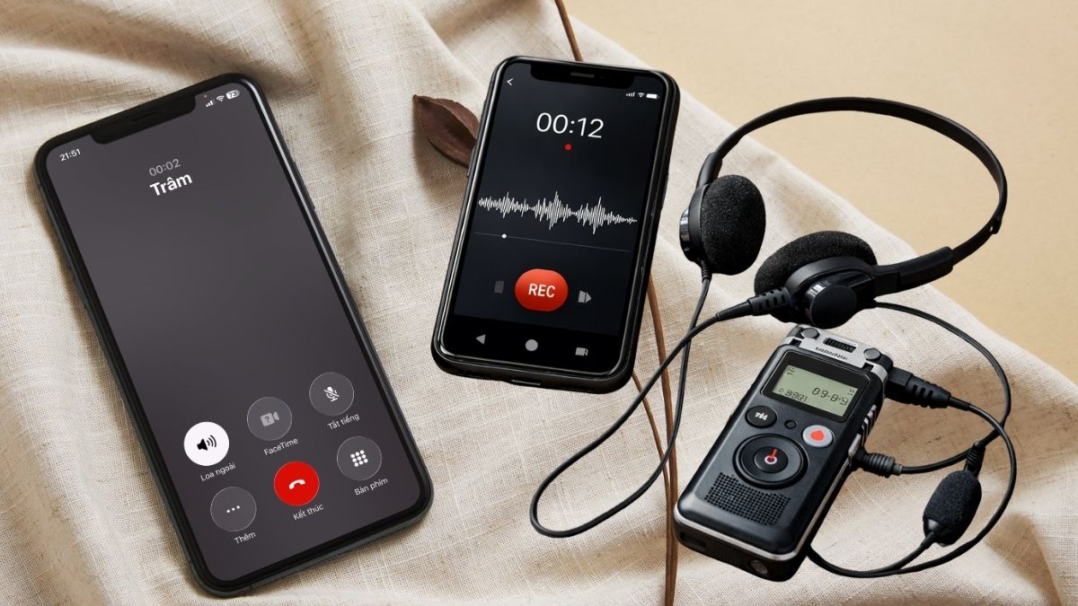 Cách ghi âm cuộc gọi trên iPhone 11 bằng thiết bị khác