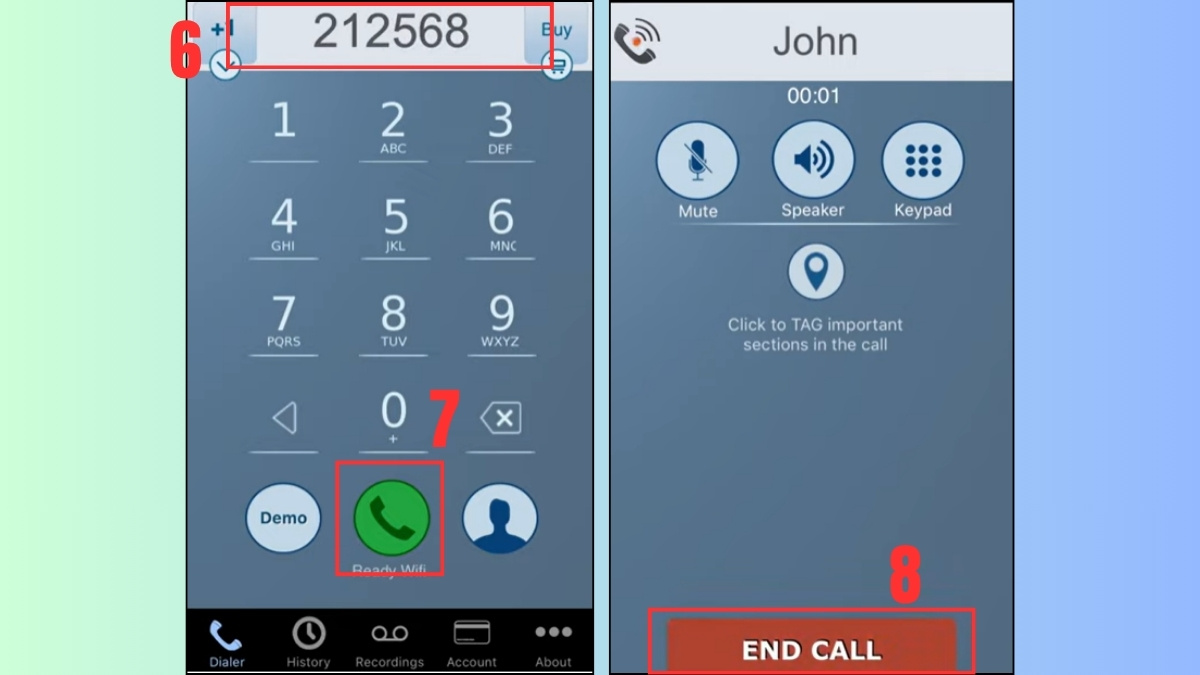 Cách ghi âm cuộc gọi trên iPhone 13 bằng Call Recorder - bước 2