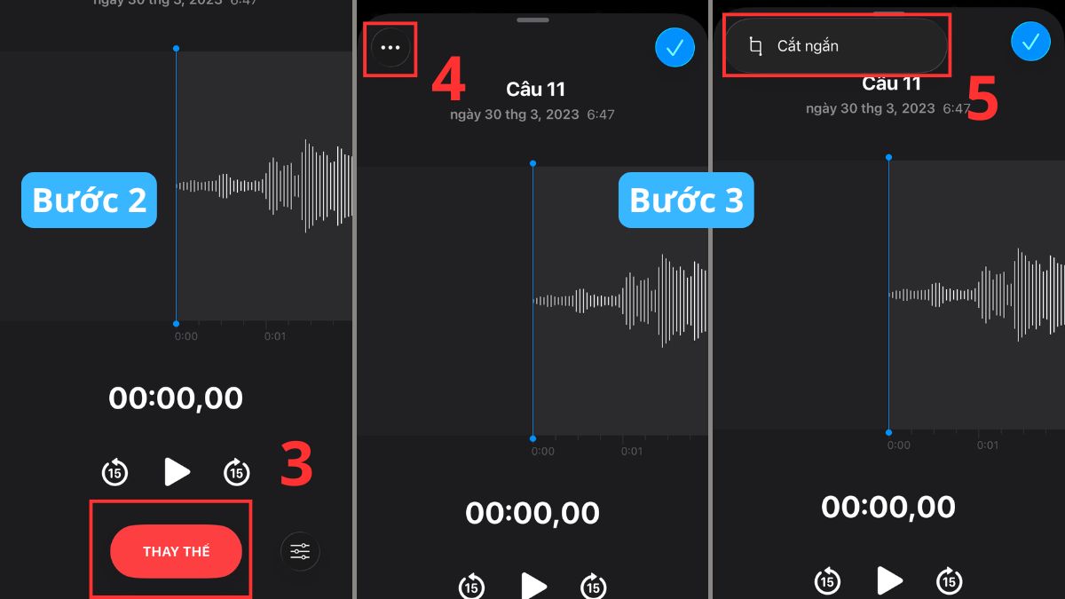 Cách chỉnh sửa bản ghi âm trên iPhone - bước 2