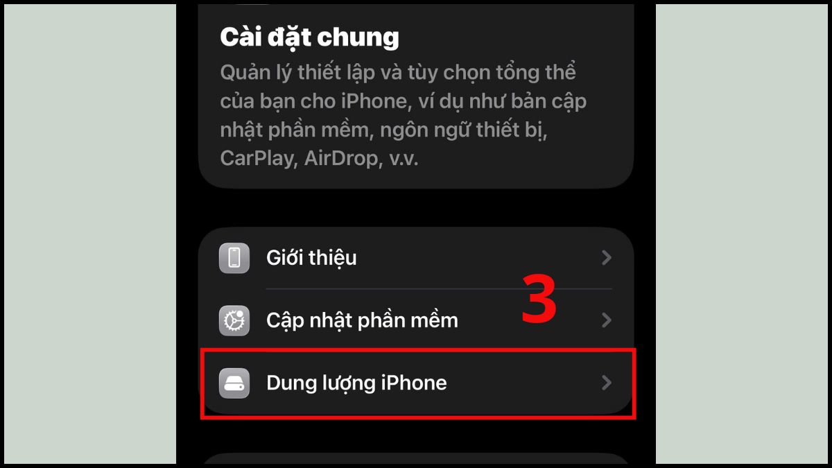 Cách xóa ứng dụng trên iPhone từ cài đặt - bước 1Cách xóa ứng dụng trên iPhone bằng Offload Unused Apps - bước 2