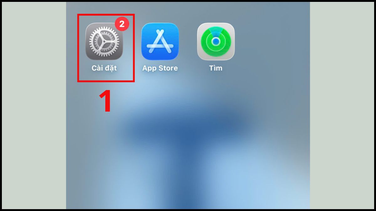 Cách xóa ứng dụng trên iPhone từ cài đặt - bước 1