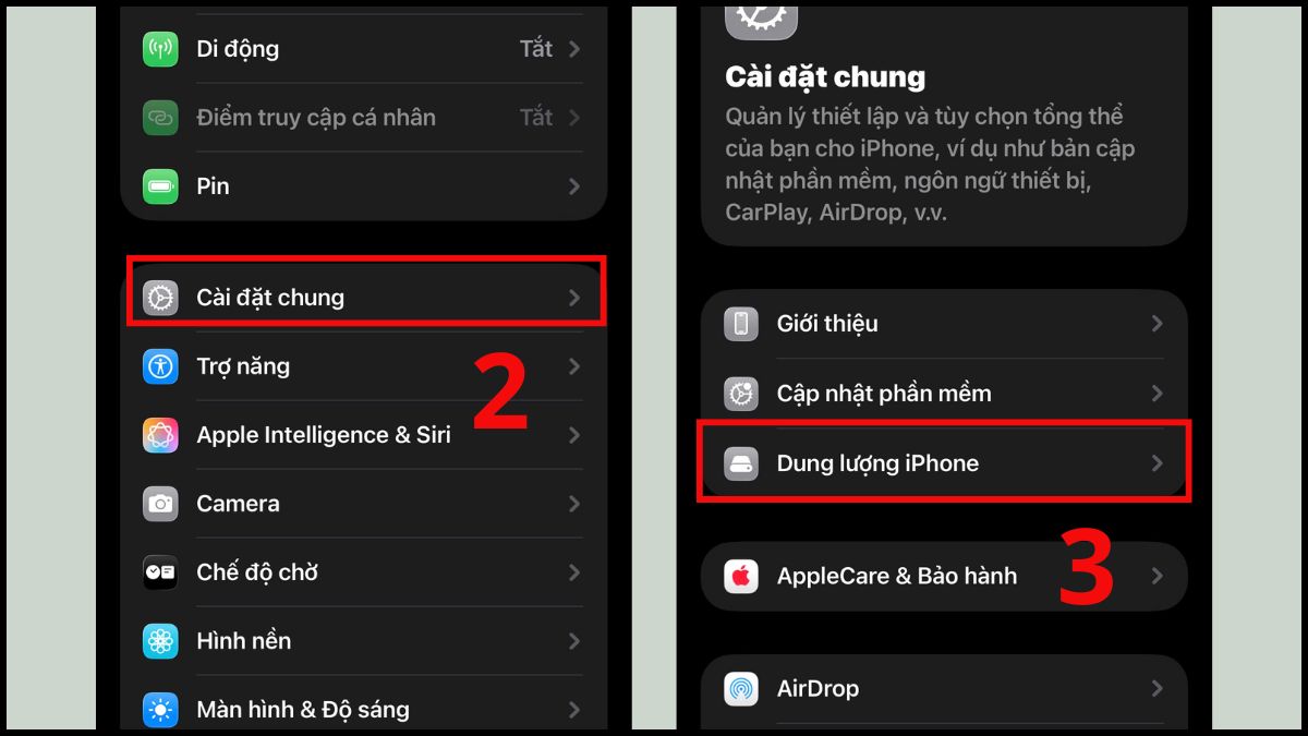 Cách xóa ứng dụng trên iPhone từ cài đặt - bước 2