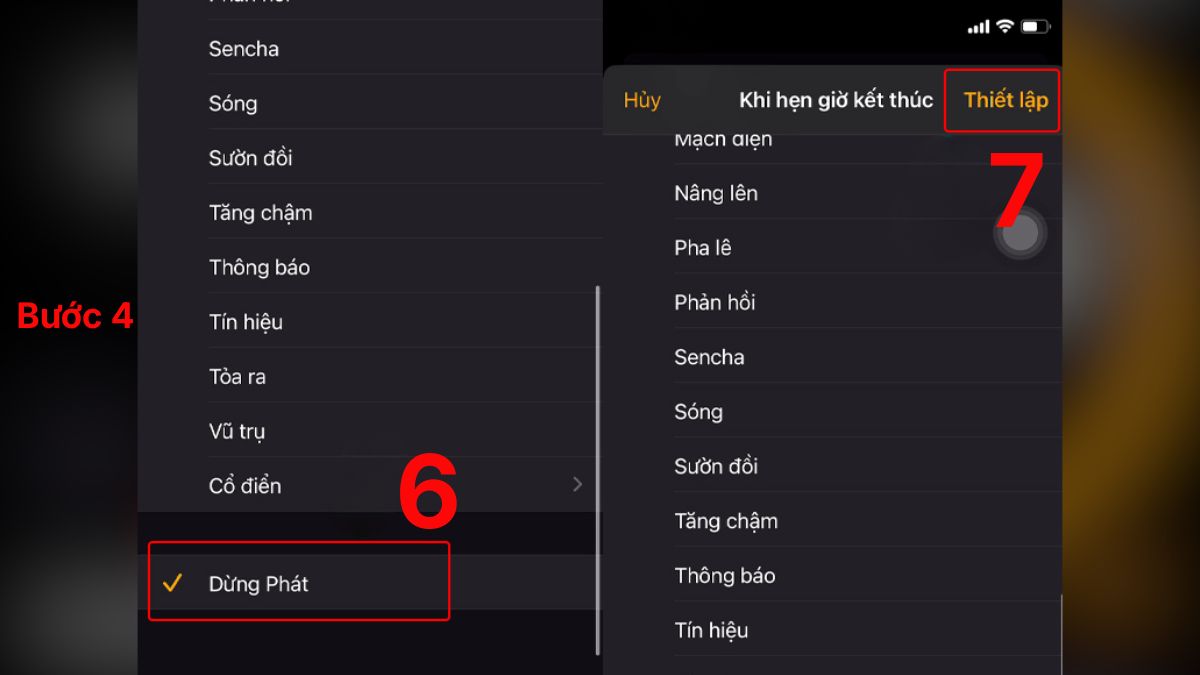 Cách hẹn giờ tắt nhạc trên iPhone bằng trung tâm điều khiển - bước 4