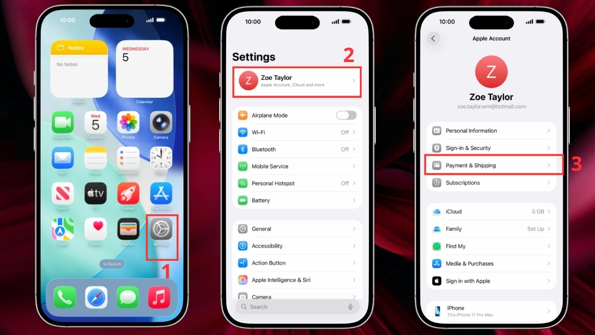 Cách hoàn tất ID Apple trên iPhone bằng cài đặt - bước 1