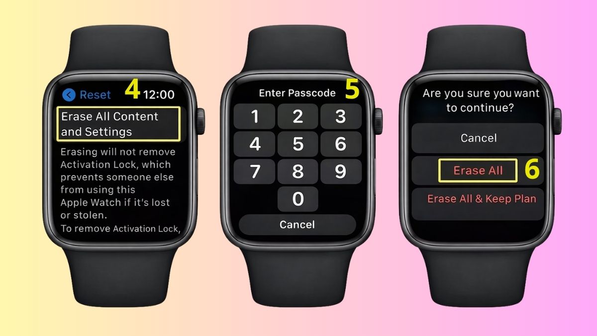 Cách hủy ghép đôi Apple Watch với iPhone bị mất - bước 2