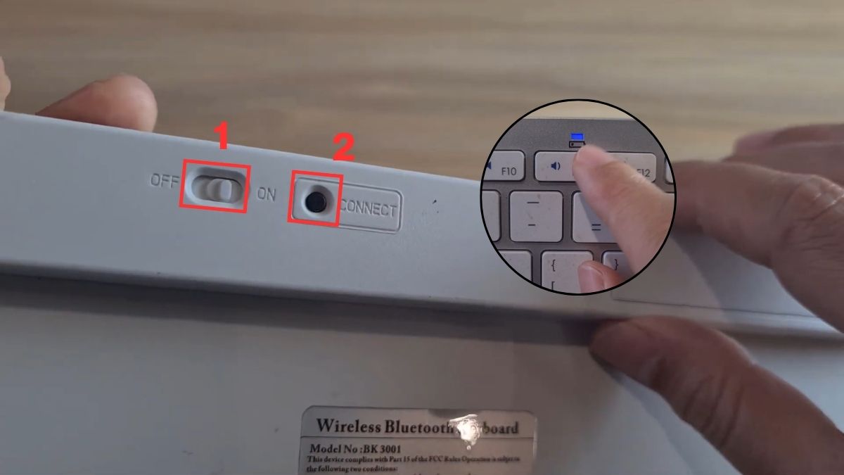 Cách kết nối bàn phím Bluetooth với điện thoại Android - Bước 1