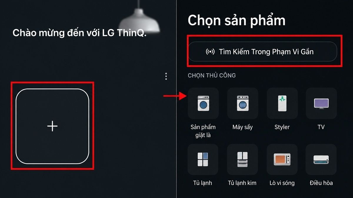 Cách kết nối điện thoại với tivi LG bằng ứng dụng LG ThinQ - bước 3