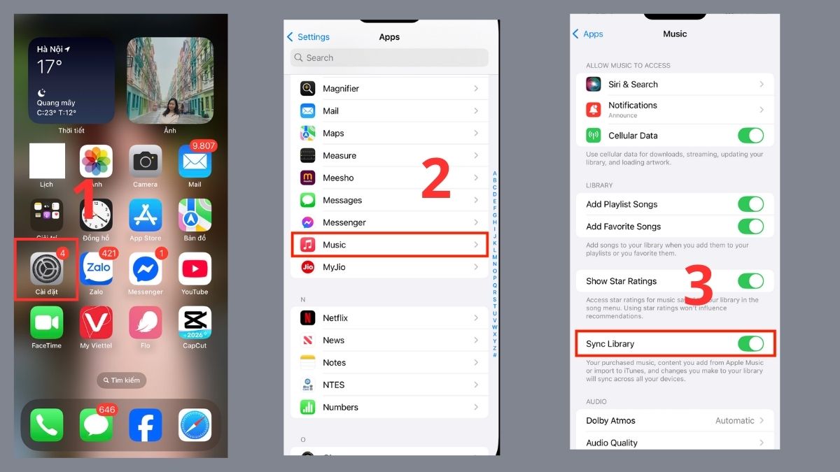 Cách đồng bộ nhạc từ iPhone sang Mac - bước 1