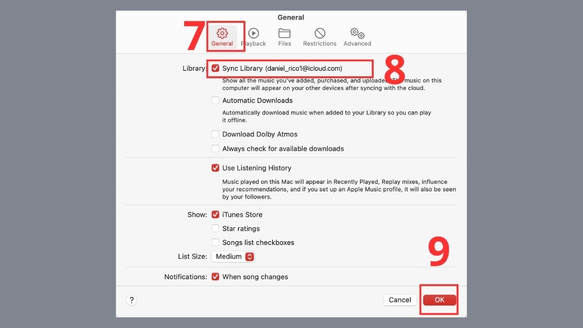 Cách đồng bộ nhạc từ iPhone sang Mac - bước 4