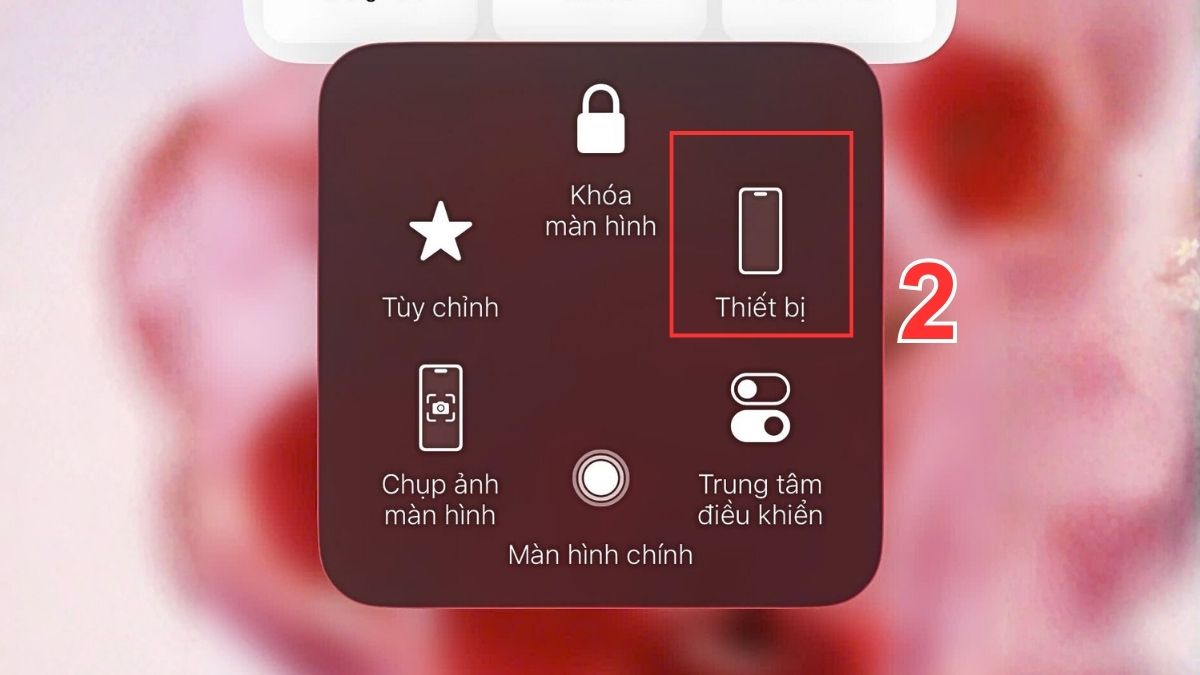 Cách khởi động iPhone 15 bằng AssistiveTouch - bước 2