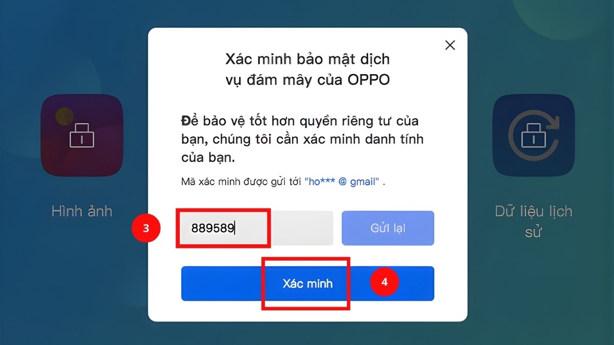 Cách khôi phục video đã xóa trên OPPO bằng OPPO iCloud - bước 2