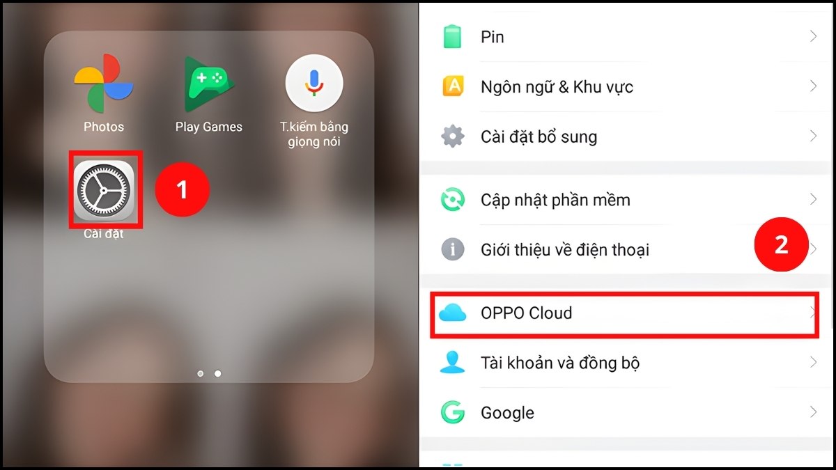 Cách khôi phục video đã xóa trên OPPO bằng Hey Tap Cloud - bước 1