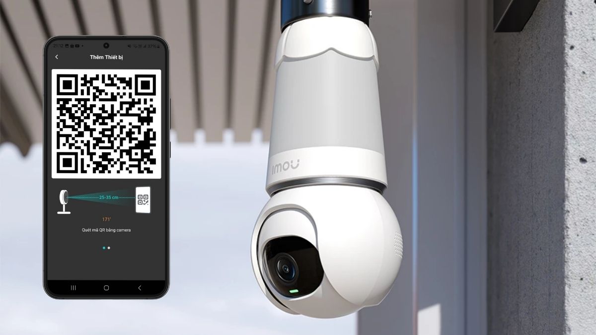 Cách kết nối camera bóng đèn với điện thoại - bước 5