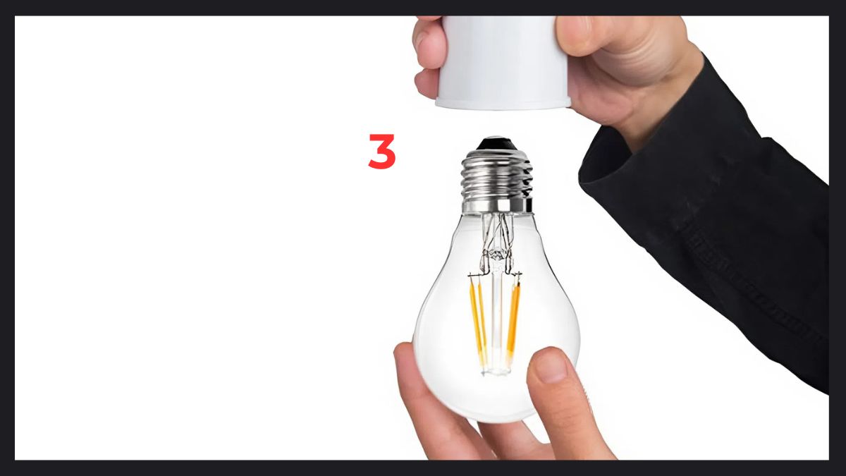 Cách lắp camera bóng đèn đơn giản - bước 3