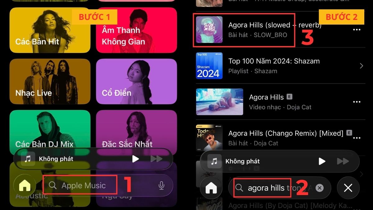Cách lấy nhạc Tiktok làm báo thức từ Apple Music - bước 1