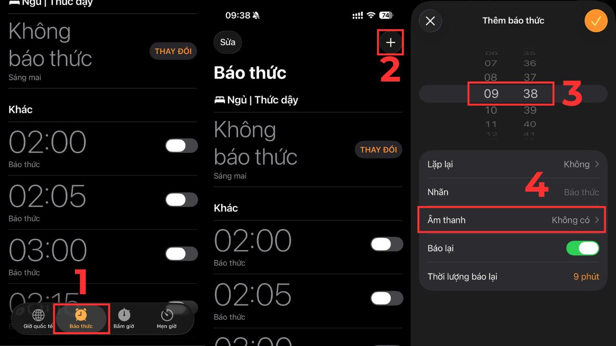 Cách cài nhạc TikTok làm báo thức trên iPhone - bước 1