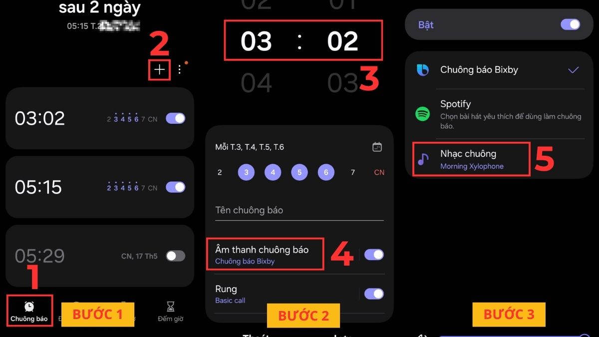 Cách cài nhạc TikTok làm báo thức trên Android - bước 1