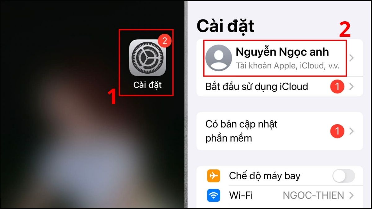 Cách liên kết MoMo với ID Apple đơn giản nhất - bước 1