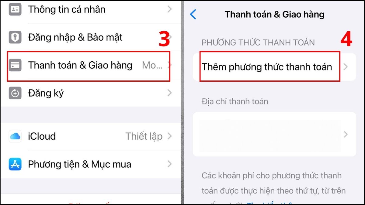 Cách liên kết MoMo với ID Apple đơn giản nhất - bước 2,3