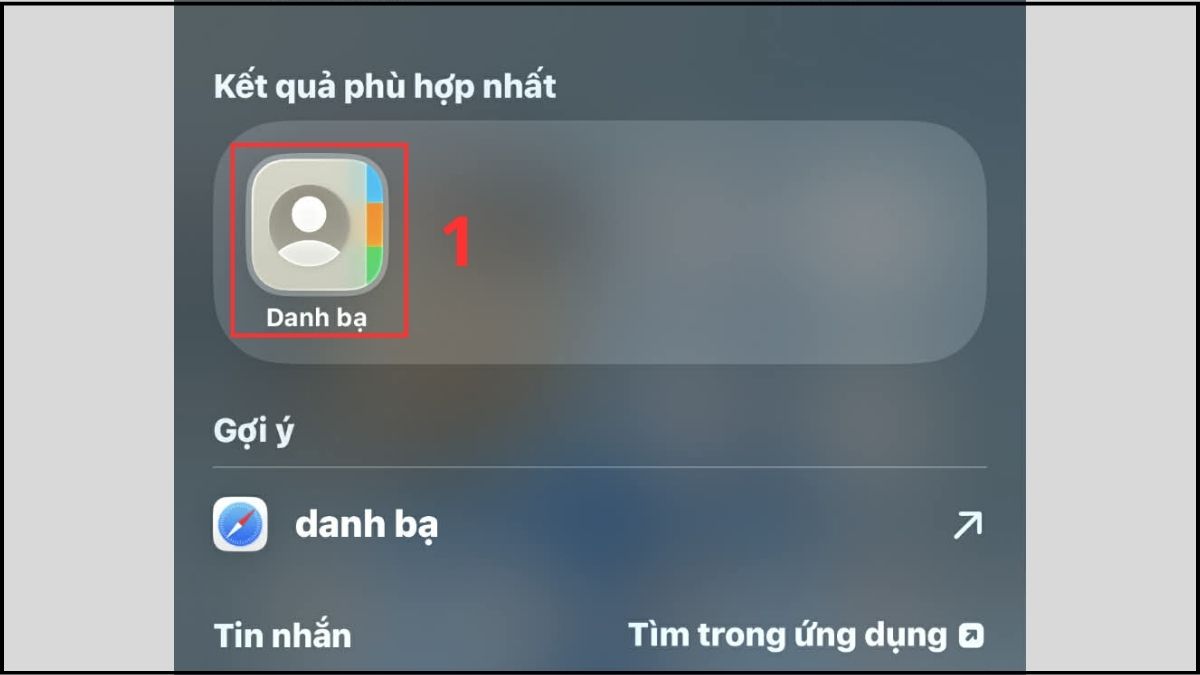  Cách bỏ chặn cuộc gọi iPhone từ Danh bạ - bước 1