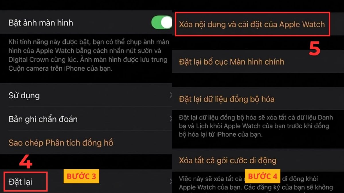 Cách mở khóa iPhone bằng Apple Watch khi quên mật khẩu - bước 2,3,4