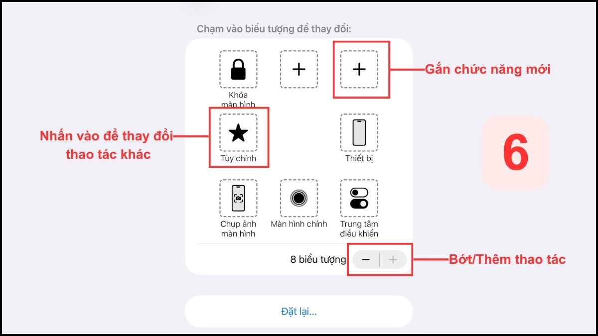 Cách tùy chỉnh chức năng của nút Home ảo trên iPhone 17 - bước 4