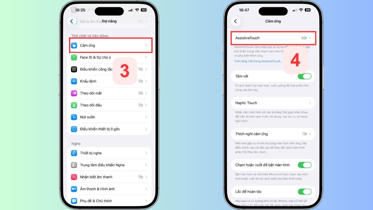 Cách tùy chỉnh chức năng của nút Home ảo trên iPhone 17 - bước 2