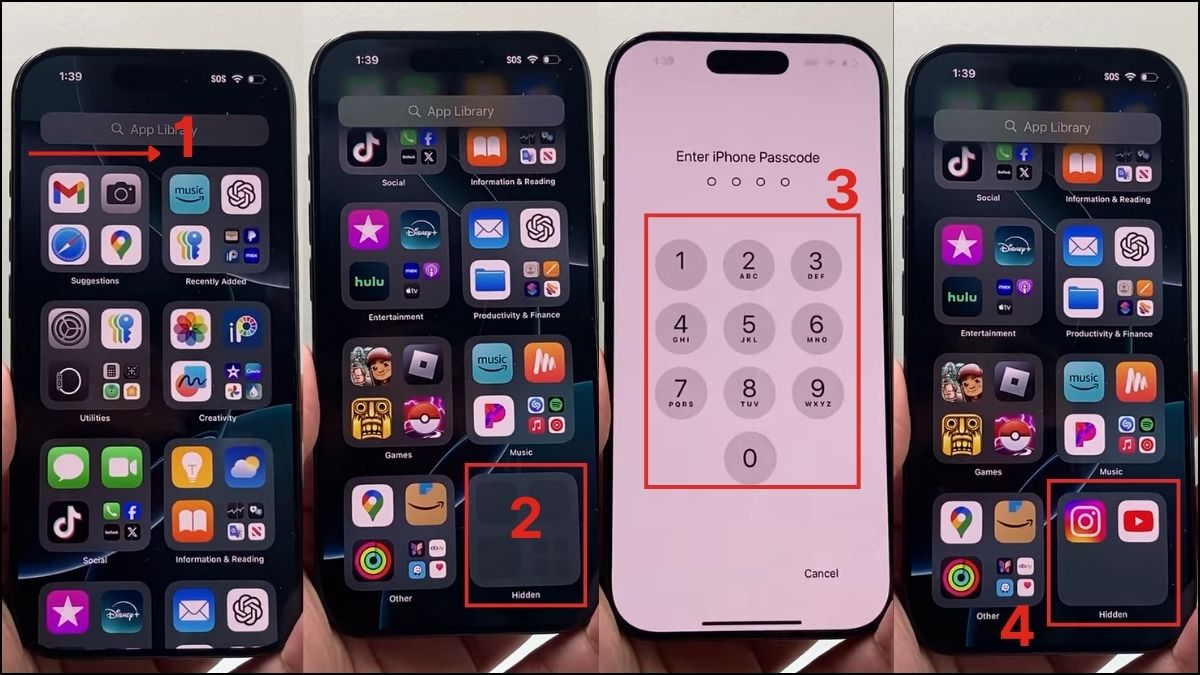 Cách kiểm tra ứng dụng có đang bị ẩn trên iOS 18 