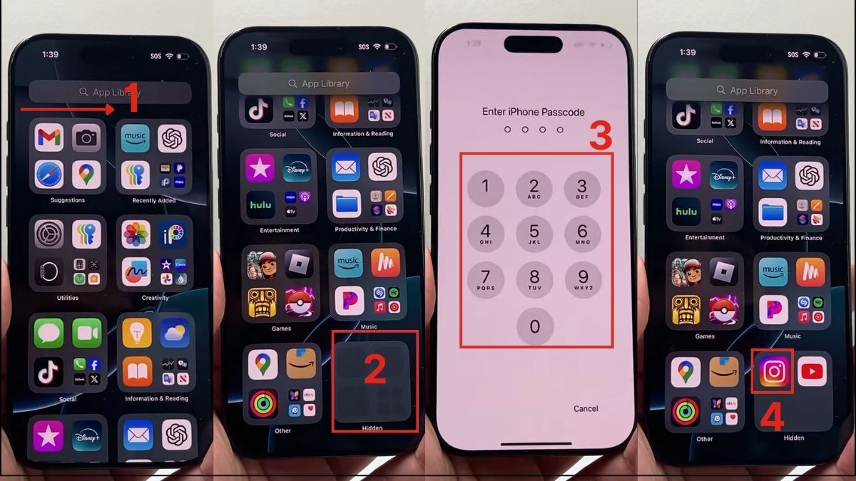 Cách mở ứng dụng bị ẩn trên iOS 18 đơn giản