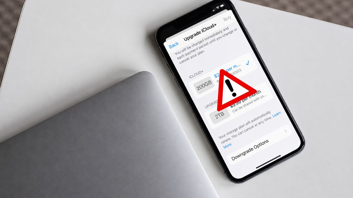 Khắc phục lỗi không mua được dung lượng iCloud trên iPhone