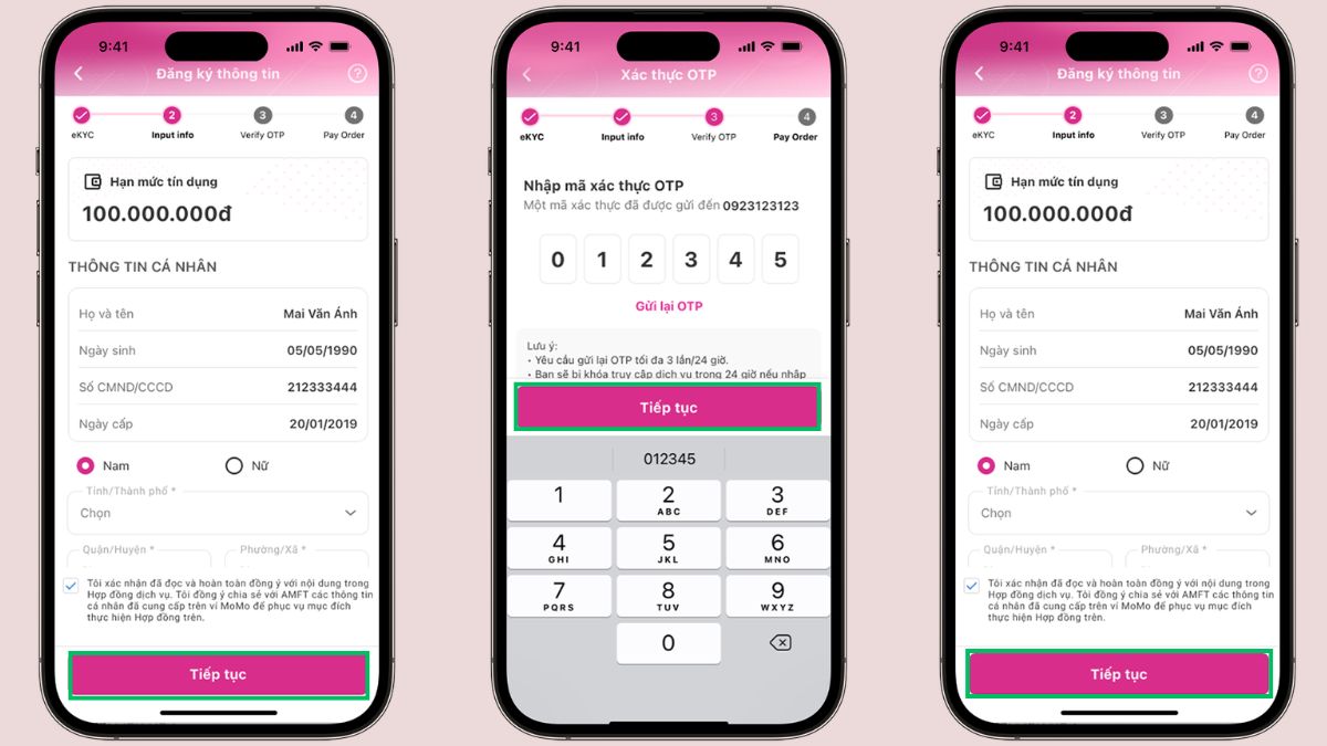 Cách mua trả góp trên Apple Store qua MoMo - bước 2