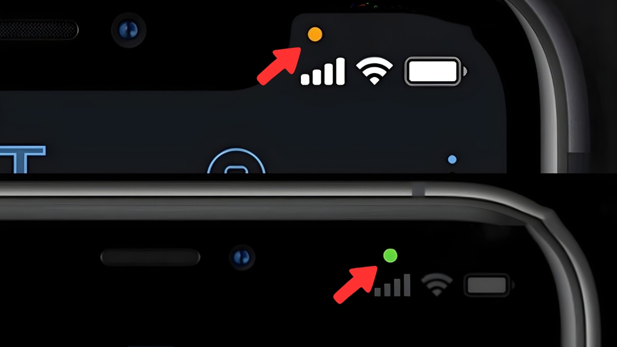 iPhone xuất hiện chấm xanh/chấm cam liên tục là dấu hiệu nhận biết điện thoại bị theo dõi trên iPhone
