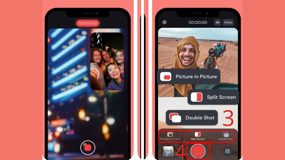Cách quay 2 camera cùng lúc iPhone bằng Double Take - bước 2