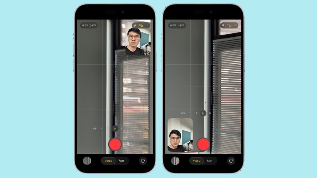 Các lưu ý khi quay 2 camera cùng lúc trên iPhone