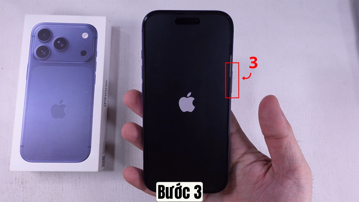 Cách quét virus trên iPhone 17 bằng cách khởi động lại - bước 2,3