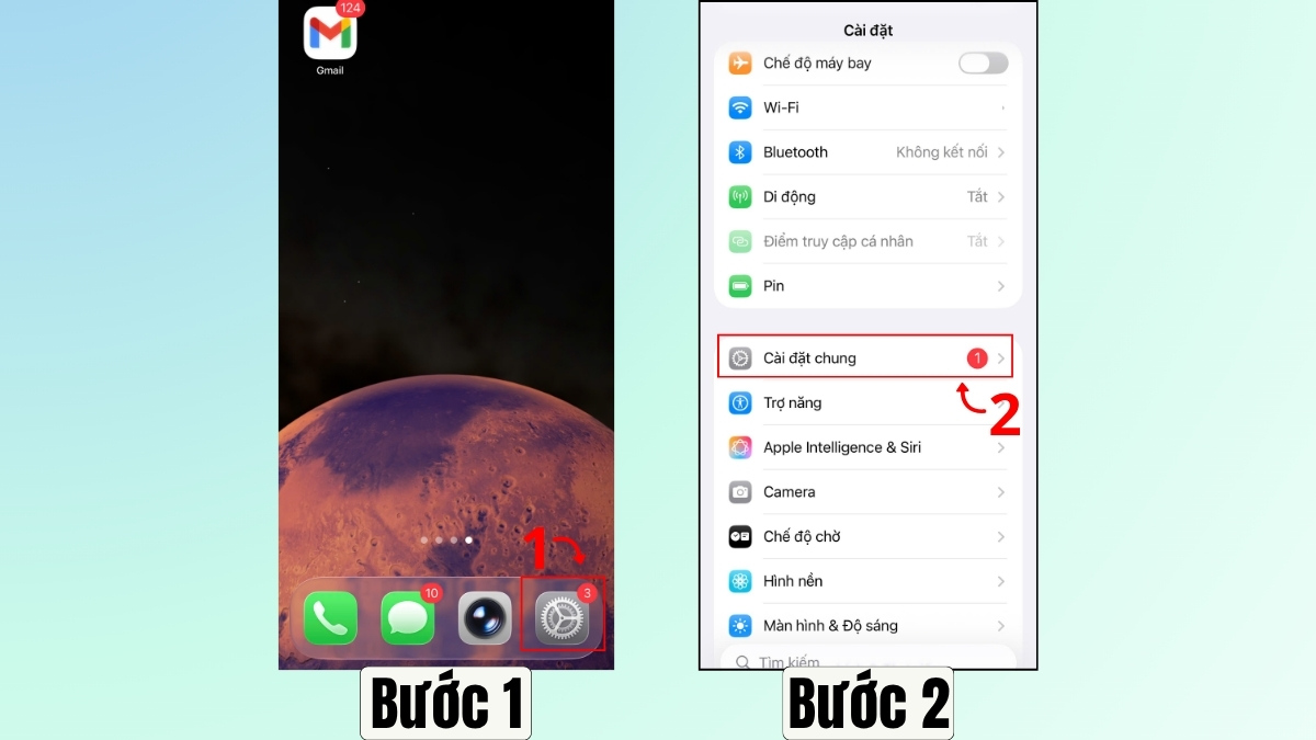 Cách quét virus trên iPhone 17 bằng cách cập nhật iOS mới - bước 1
