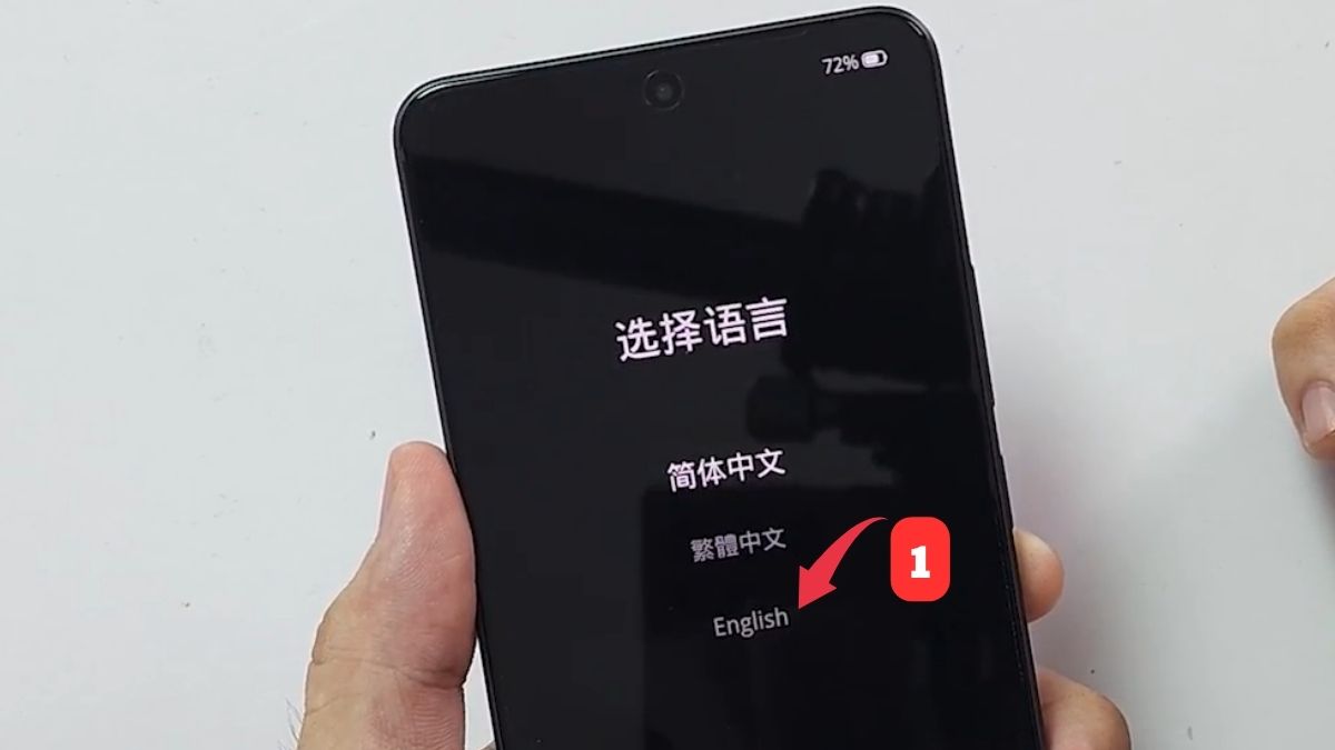 Cách reset điện thoại OPPO bằng phím cứng - bước 2