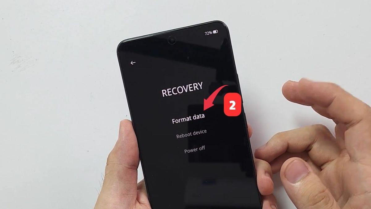 Cách reset điện thoại OPPO bằng phím cứng - bước 3