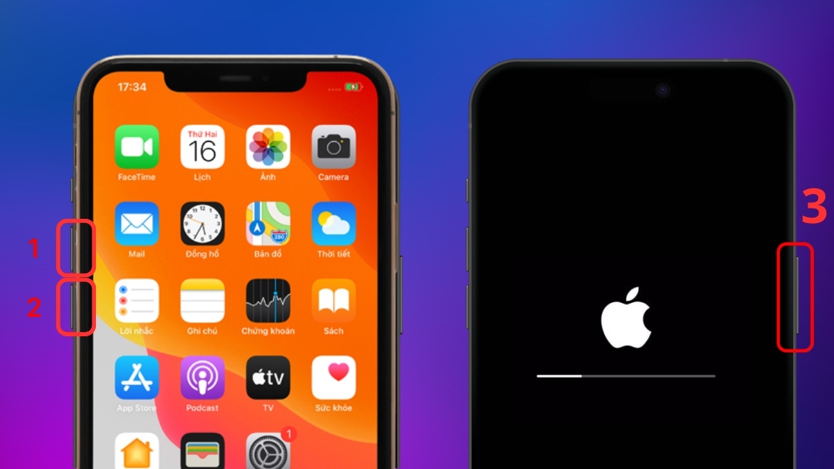 Cách reset iPhone 11 bằng phím cứng