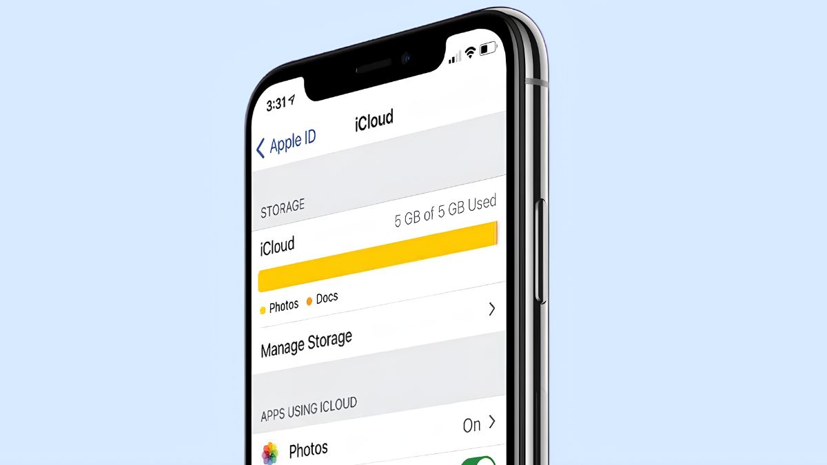iCloud hết dung lượng sẽ không sao lưu được ảnh