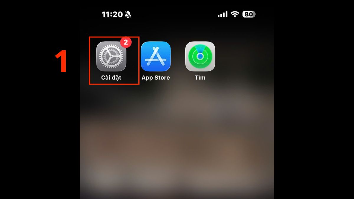 Cách kiểm tra dung lượng iCloud đơn giản - bước 1