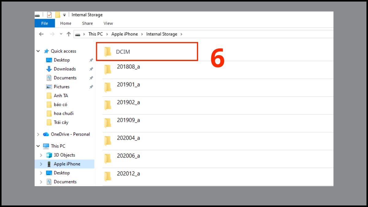 Sao lưu ảnh thay thế khi iCloud bị đầy sang Windows - bước 5