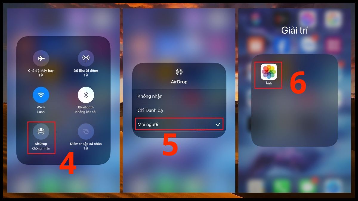 Sao lưu ảnh thay thế khi iCloud bị đầy sang Macbook - bước 3