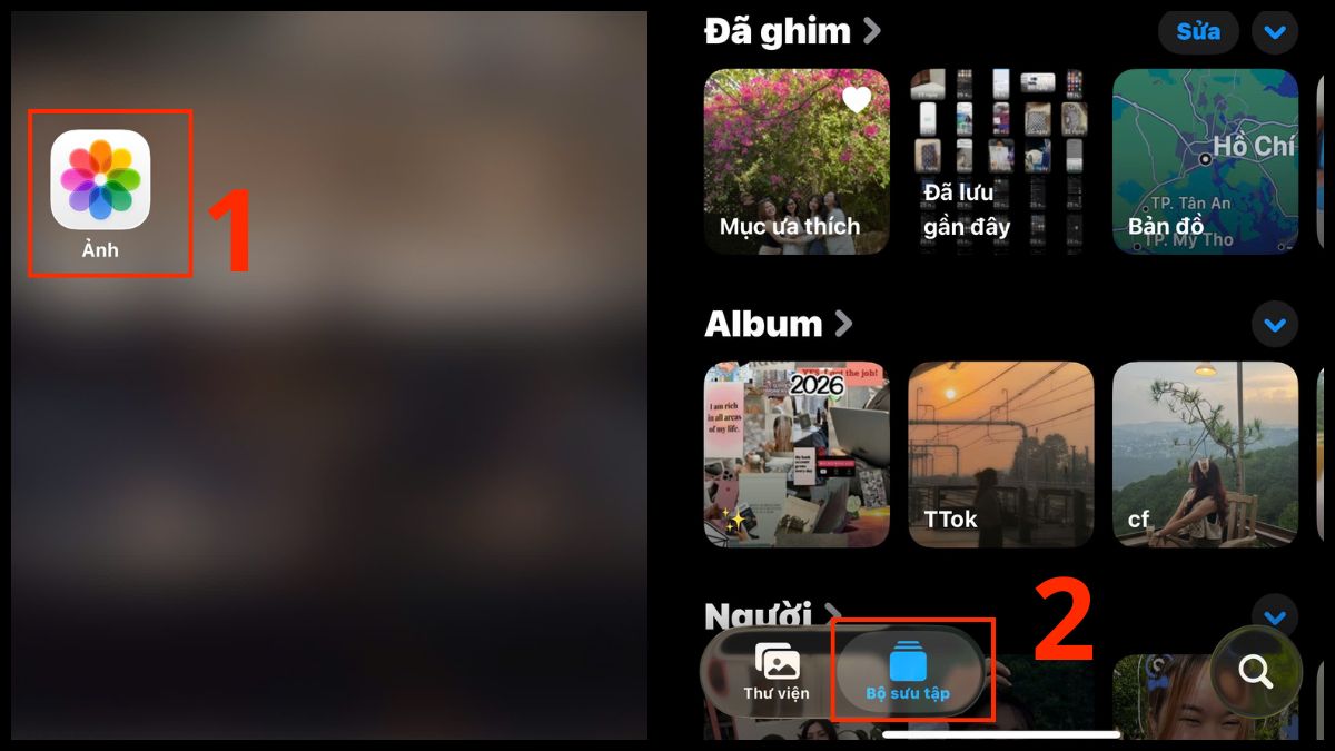 Cách sao lưu ảnh trên iCloud khi hết dung lượng bằng cách giải phóng dung lượng - cách 2 - bước 1