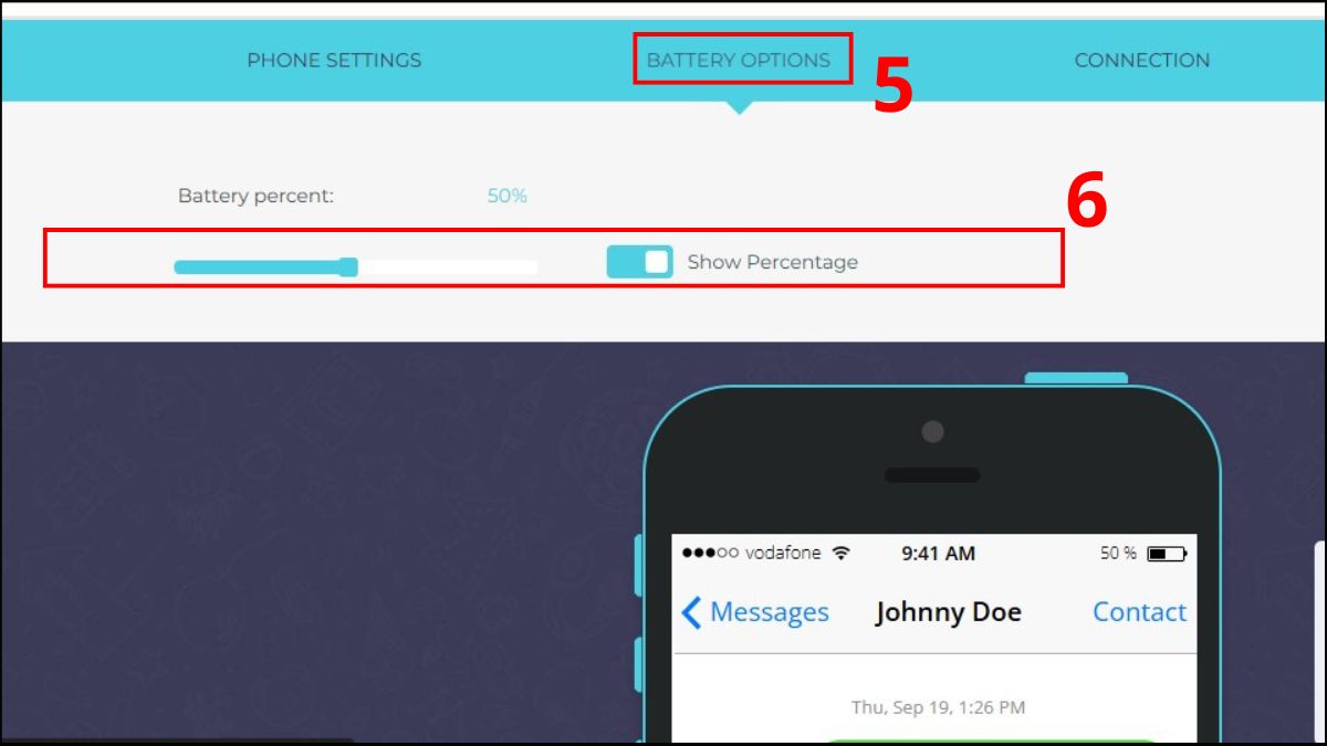 Cách tạo tin nhắn SMS giả trên iPhone bằng web Fakeimess - bước 3