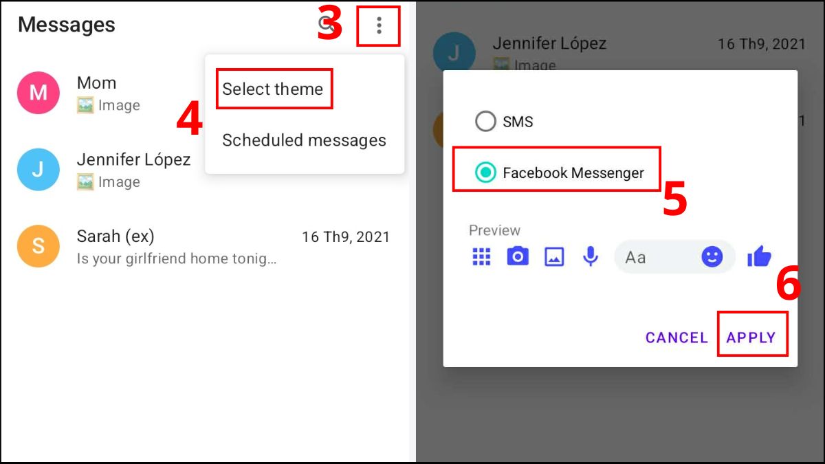 Cách tạo tin nhắn SMS giả trên iPhone bằng Fake Messager - bước 2