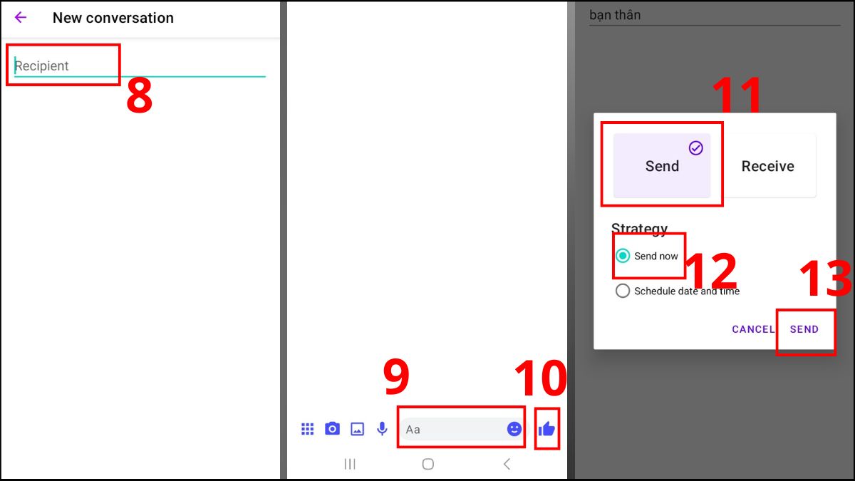 Cách tạo tin nhắn SMS giả trên iPhone bằng Fake Messager - bước 4