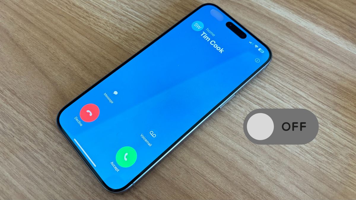 Tắt giọng nói cuộc gọi đến trên iPhone không ảnh hưởng trải nghiệm